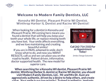 Tablet Screenshot of modernfamilydentists.com
